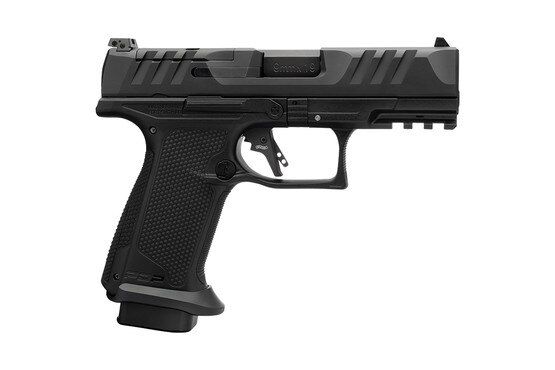 PDP F-Series Pro 9mm pistol with 4-inch barrel, black.